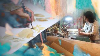 Doğayla bütünleşen sanatçı: Neslihan Yetişkin