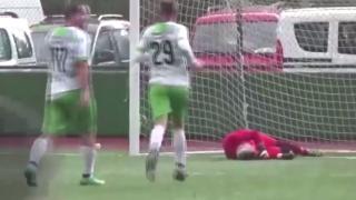 Maç sırasında kalbine yenik düştü