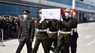 Şehit Piyade Uzman Çavuş Furkan Gök'ün cenazesi Kahramanmaraş'a getirildi