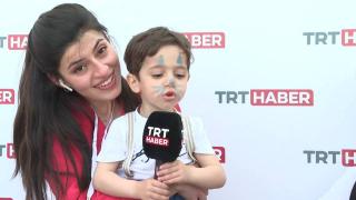 TRT Haber standında çocuklar kendi haberlerini yaptı