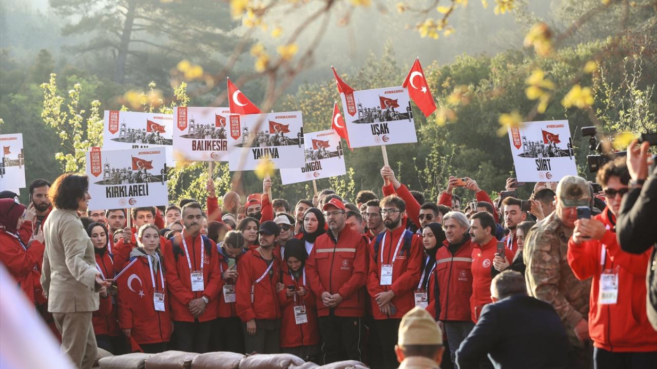 Yürüyüş sabah namazıyla başladı