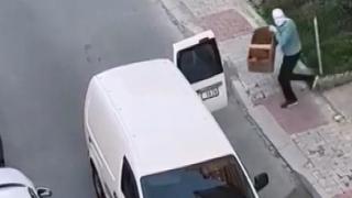 Vatandaşlara aldırış etmeden hırsızlığa devam ettiler