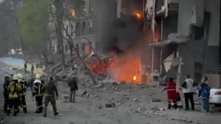 Kiev'deki patlamanın görüntüleri