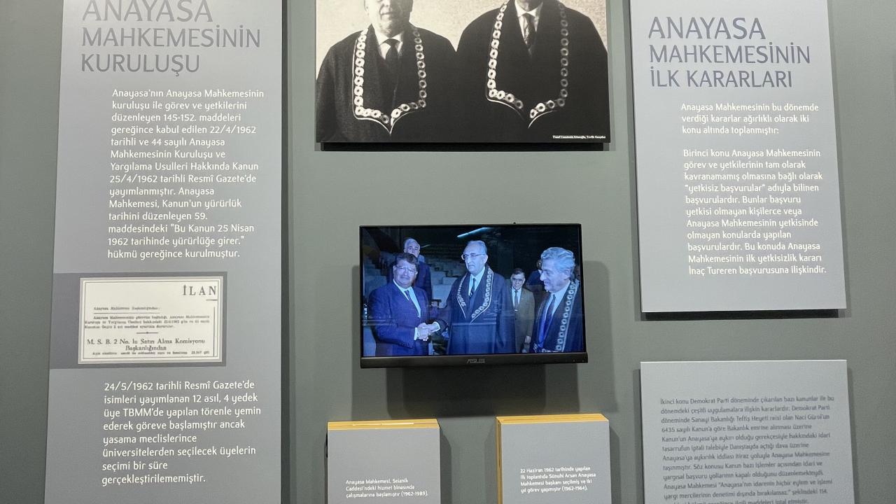 Anayasa Mahkemesinin 60 yıllık tarihi sergileniyor