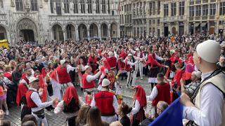 Belçika'da Türk halk oyunları coşkusu