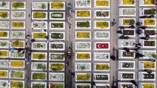 Şehitliklerde hüzünlü bayram: Bayrağımız dalgalandıkça bizim için bayramdır