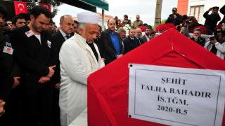 Zeytin Dalı şehidine veda