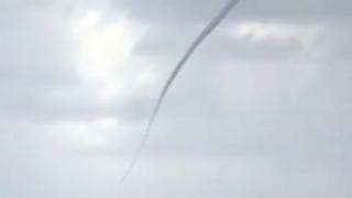 Şanlıurfa'da hortum böyle görüntülendi