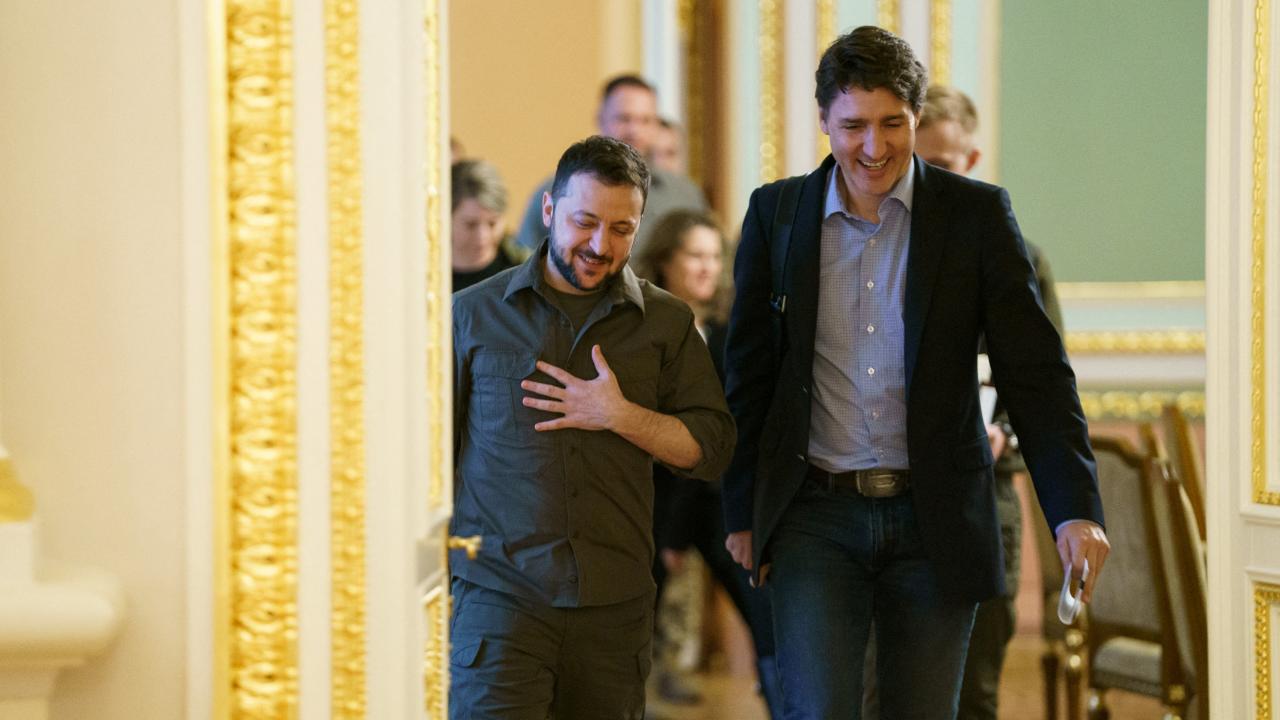 Kanada Başbakanı Justin Trudeau Ukrayna'da