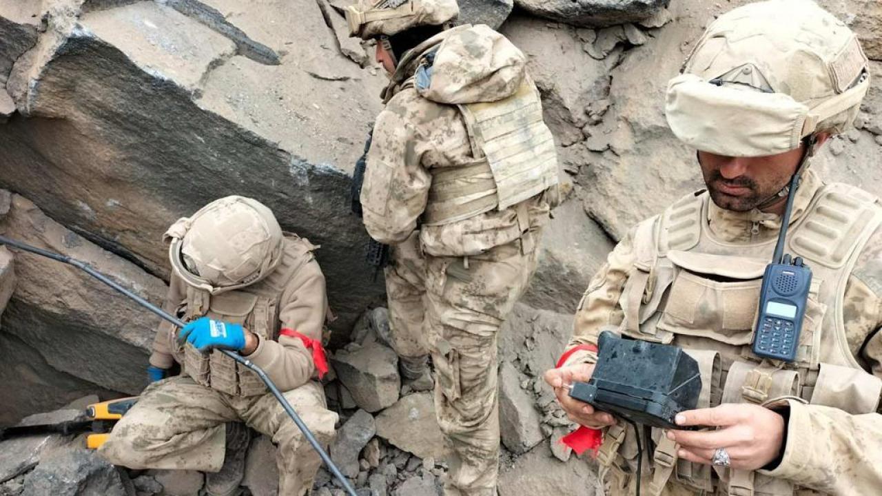 Çalışmalar 80 gün sürdü, mağara ve sığınaklar kullanılamaz hale getirildi