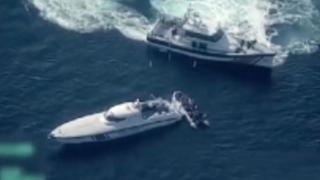 Ege'de İHA destekli düzensiz göçmen operasyonu