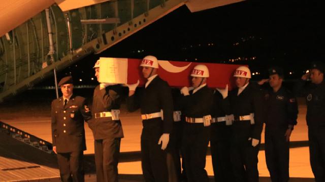 Şehit Selman Gülerin naaşı Erzincana getirildi