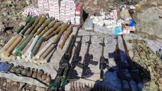 Pençe Kilit'te çok sayıda silah ve mühimmat ele geçirildi