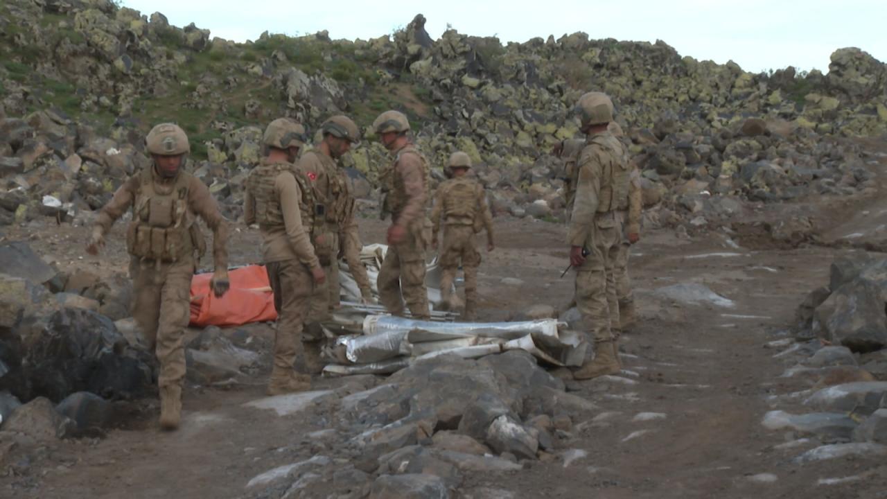 Bölgeye şantiye kuruldu