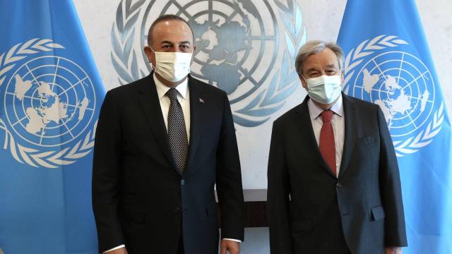 Bakan Çavuşoğlu, BM Genel Sekreteri Guterres ile görüştü