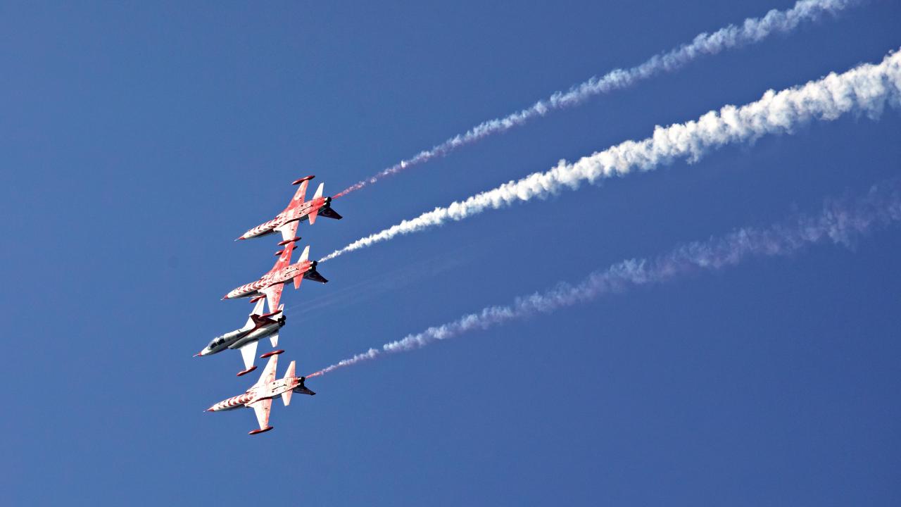 Türk Yıldızları Samsun semalarında prova uçuşu yaptı