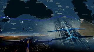 AKINCI TİHA Tekirdağ'dan Bakü'ye 2 bin kilometre uçtu