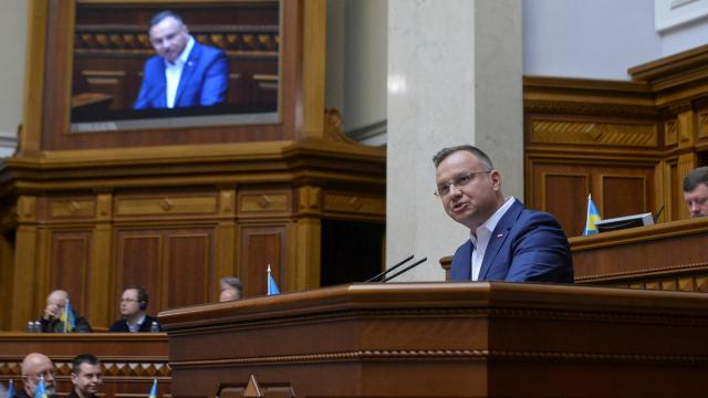 Polonya Cumhurbaşkanı Duda, Ukraynada meclise hitap etti