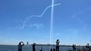 SOLOTÜRK, İstanbul semalarında gösterisiyle nefes kesti
