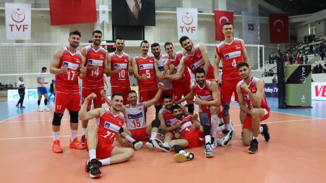A Milli Erkek Voleybol Takımı Slovakyayı mağlup etti