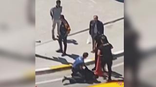 Havaya ateş açtı, silahını indirmeden yakalandı