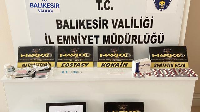 Balıkesirde asayiş ve uyuşturucu operasyonu