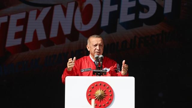 Cumhurbaşkanı Erdoğan Azerbaycan TEKNOFESTte: Sözde değil özde kardeş olan iki devletiz