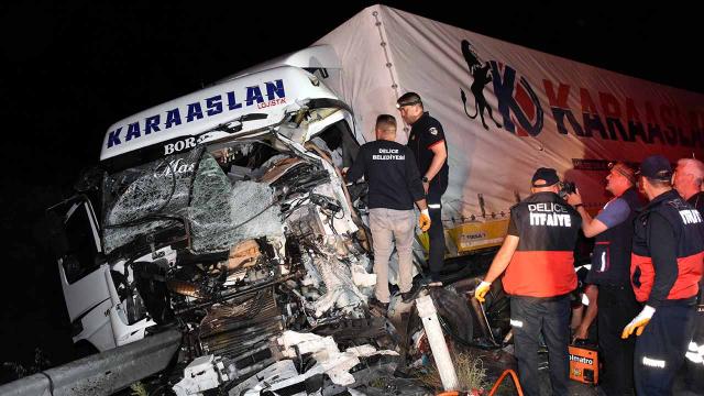 Kırıkkalede feci kaza: 1 ölü, 2 yaralı