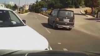 Kaza anını kaydetti, 'Geçirdiğim kaza' başlığıyla paylaştı