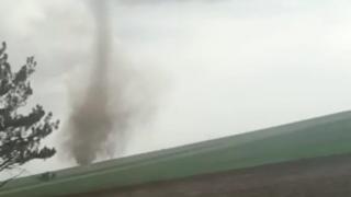 Eskişehir-Ankara yolunda hortum