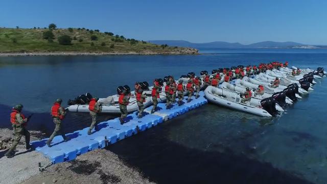 Yunanistanda Efes Tatbikatı paniği