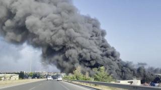 Hatay'da antrepo yangını