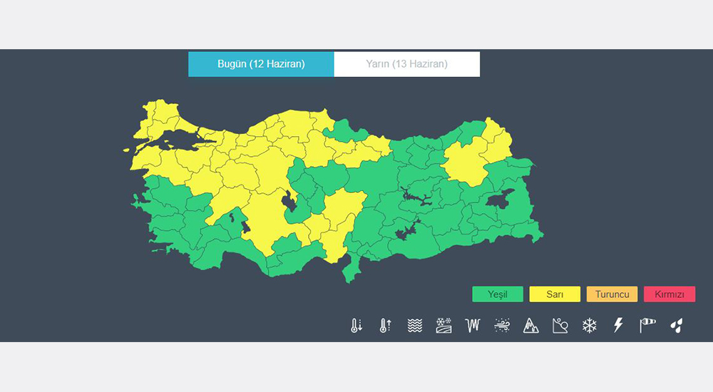 İşte sarı kodla uyarılan iller...