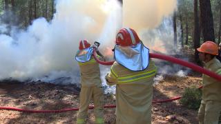 Antalya'da gazetecilere orman yangınıyla mücadele eğitimi verildi