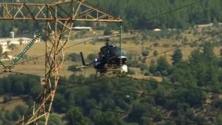 Bakan Dönmez, TEİAŞ ekiplerinin helikopterli temizlik videosunu paylaştı