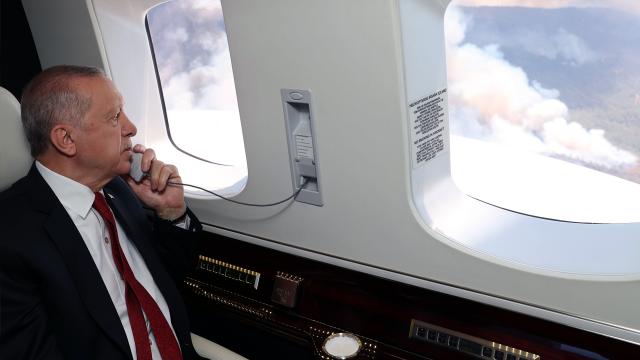 Cumhurbaşkanı Recep Tayyip Erdoğan Marmariste