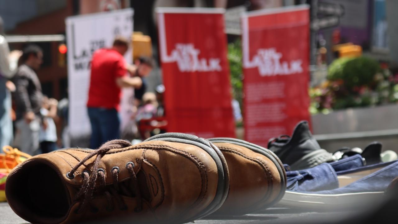 "Son yürüyüş" sloganı ile mesaj verildi