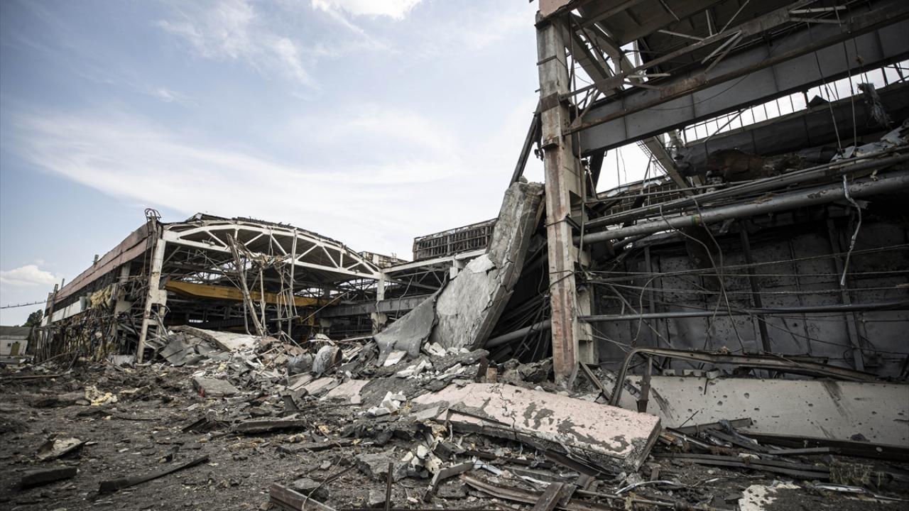 Amstor`la beraber vurulan fabrika gazetecilerin ziyaretine açıldı