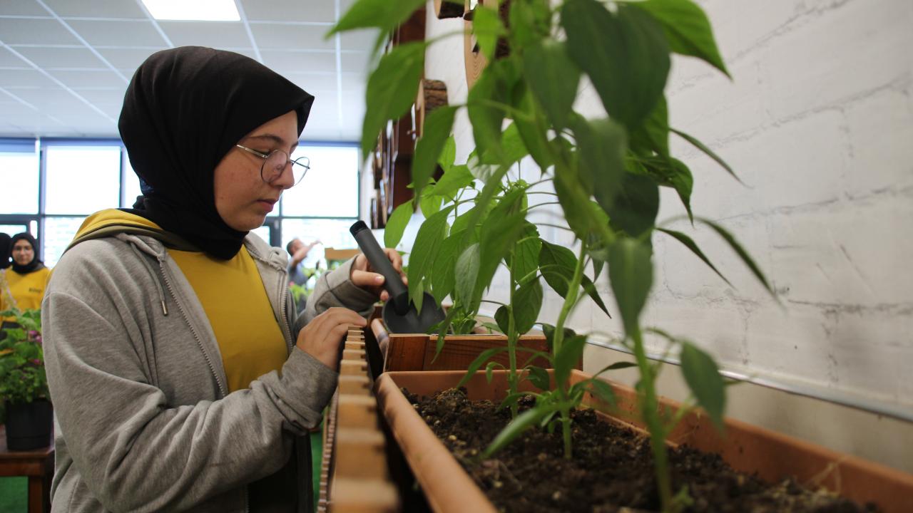 "Öğrenciler, bitkilerin büyüme süreçlerinin farkında olacaklar"