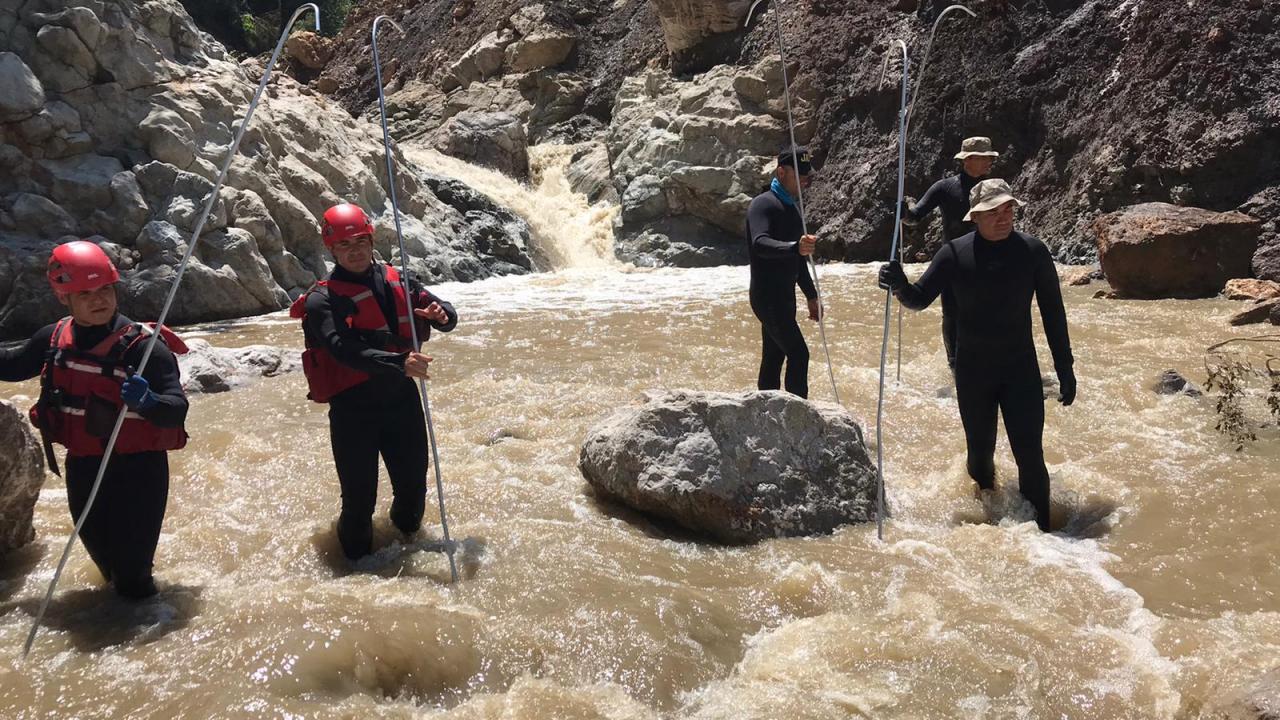Sele kapılan genci arama çalışmalarında 6. gün
