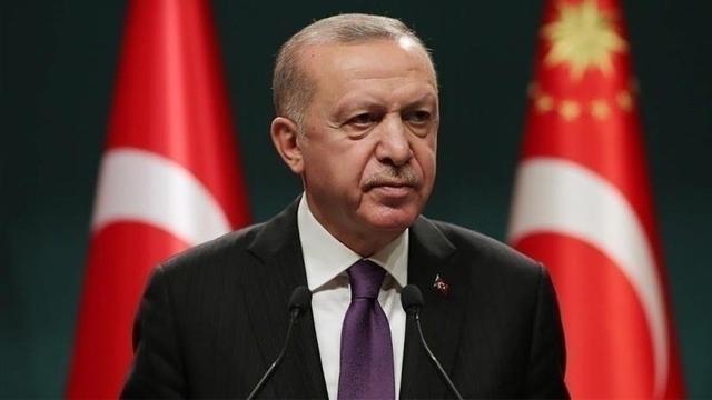 Cumhurbaşkanı Erdoğandan şehit ailelerine başsağlığı mesajı