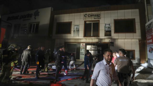 Ankara Sitelerde yangın