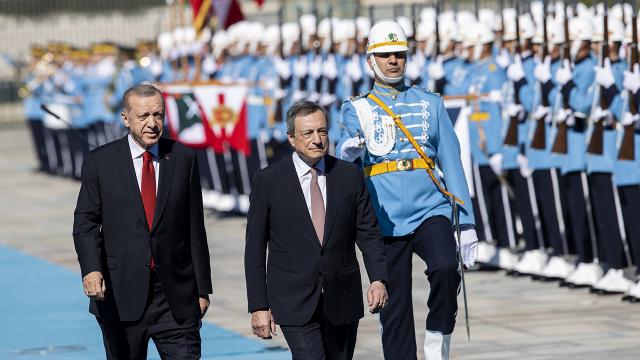 İtalya Başbakanı Draghi Ankarada