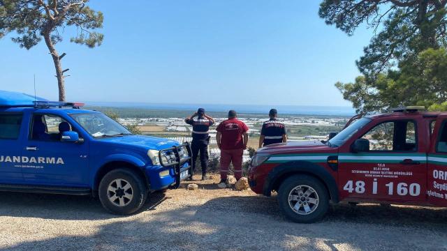 Muğlada ekipler orman yangınlarına karşı devriye görevi yapıyor
