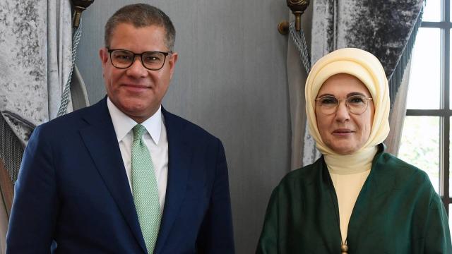 COP26 Başkanı Sharmadan Emine Erdoğana teşekkür ziyareti