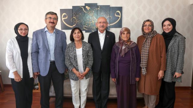 Kılıçdaroğlu, 28 Şubat mağdurunu ziyaret etti