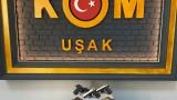 Uşak'ta silah kaçakçılığı operasyonunda 4 kişi yakalandı