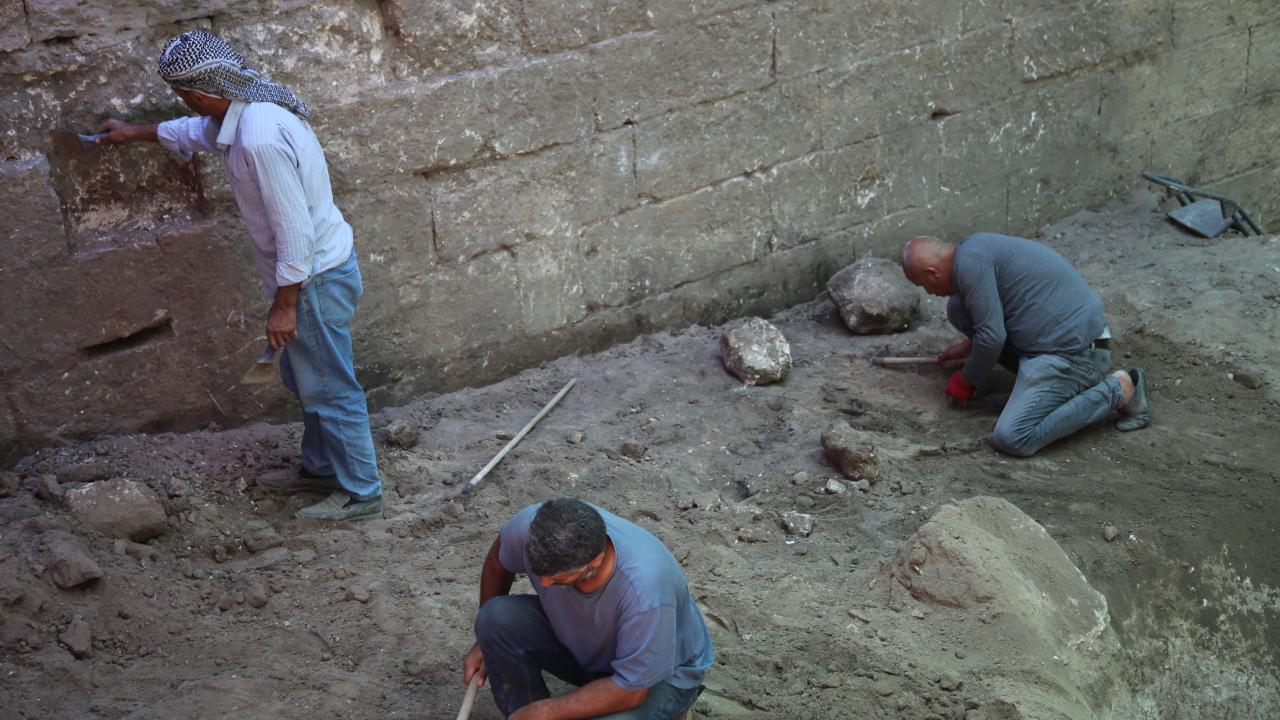 Kazılar sarayın içinde yoğunlaştırıldı
