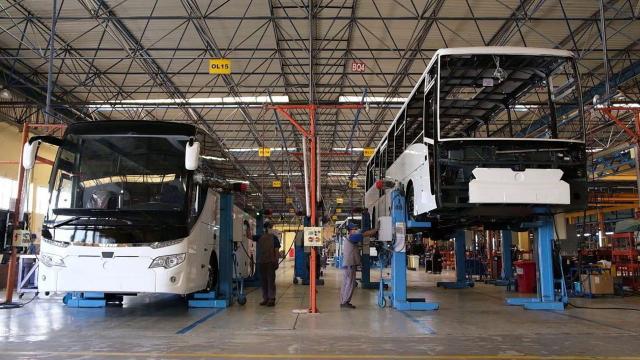 Türkiyede üretilen otobüs, minibüs ve midibüsler 68 ülkeye ihraç edildi
