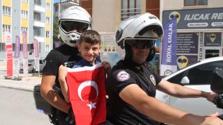 Yunus timleri şehit çocuğunun hayalini gerçekleştirdi